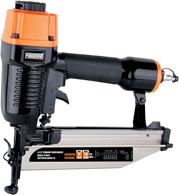 Buy Black Freeman PFN64 16 Gauge Straight Finish Nailer 