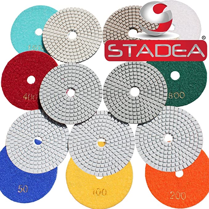 Buy STADEA Diamond Polishing Pads for Stone and Concrete Polishing 4