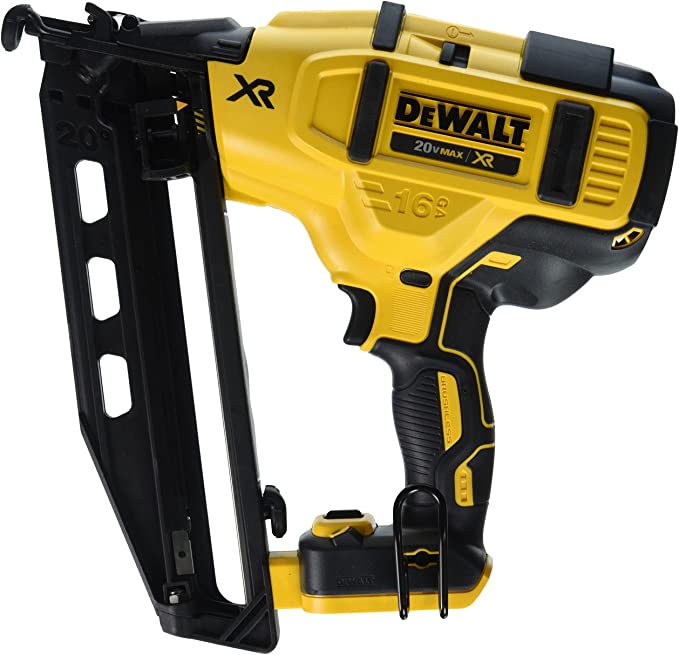 Buy DEWALT 20V MAX Angled Finish Nailer, 16GA, Tool Only (DCN660B) 