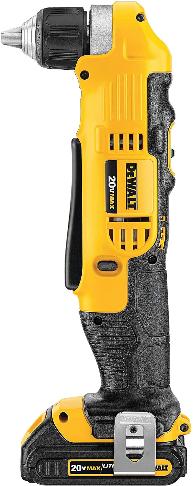 Buy DEWALT 20V MAX Cordless Right Angle Drill/Driver Kit (DCD740C1)  