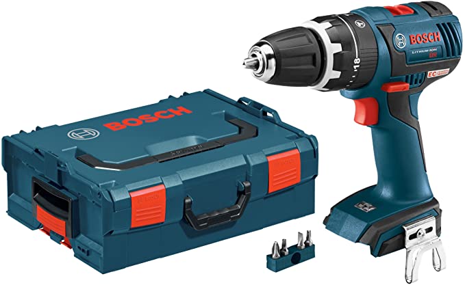 Buy Bosch HDS182BL 1/2-Inch Compact Tough Hammer Drill/Driver with L-Boxx-2 and Exact-Fit Tool Insert Tray, 18-Volt Brushless 