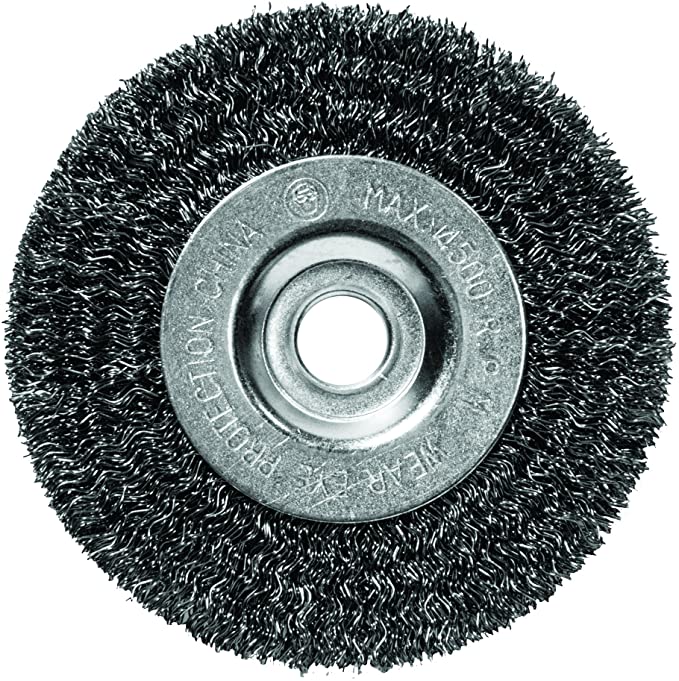 Buy 76843 Fine Crimped Bench Grinder Wire Wheel, 4