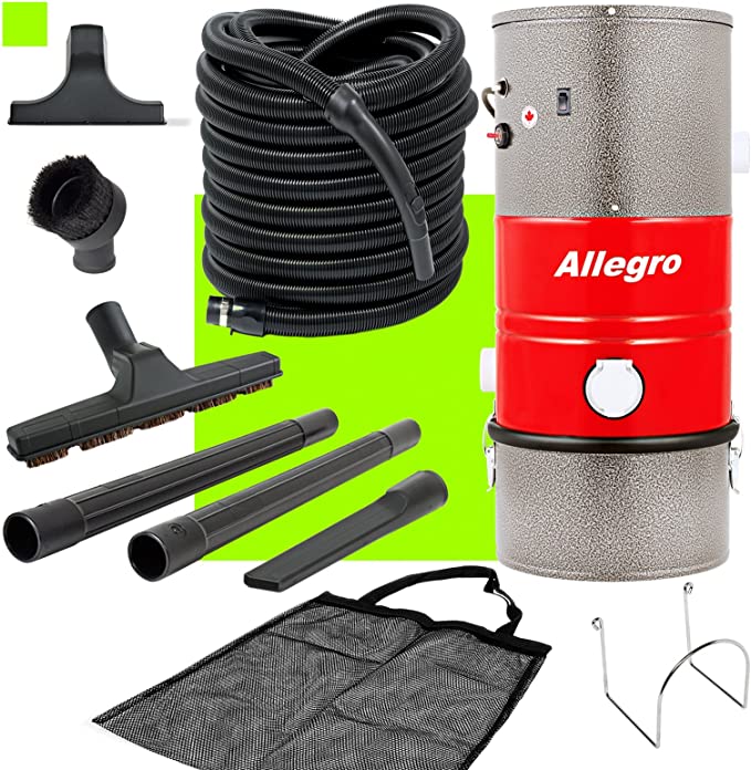 Buy Allegro Poco PKU31001 Allegro MU3100 Wall Mounted Garage and Car Vacuum with 30 Ft. Hose and Tools, Silver Grey/Red Allegro Poco PKU31001 Allegro MU3100 Wall Mounted Garage and Car Vacuum with 30 Ft. Hose and Tools, Silver Grey/Red Allegro Poco PKU31 