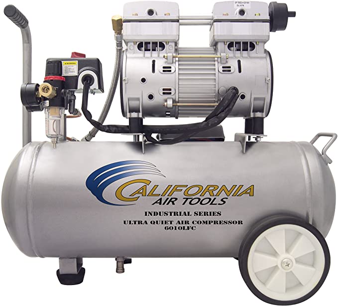 Buy 6.0-Gallon California Air Tools 6010LFC 1.0 HP Ultra Quiet and Oil-Free Industrial Air Compressor 