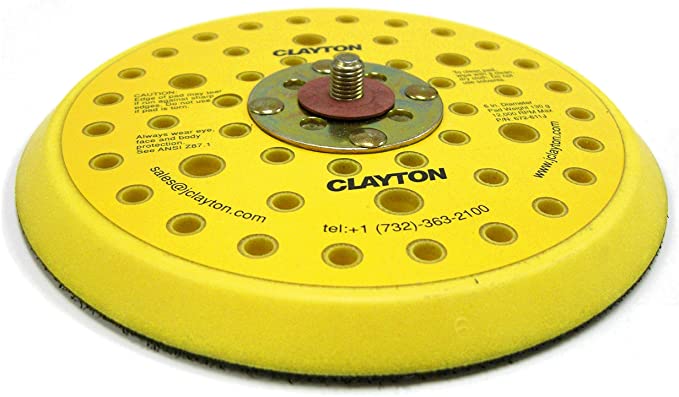 Buy Clayton 672-611J Random Orbital Vacuum Sanders 6-Inch Multi-Hole Backup Pad 