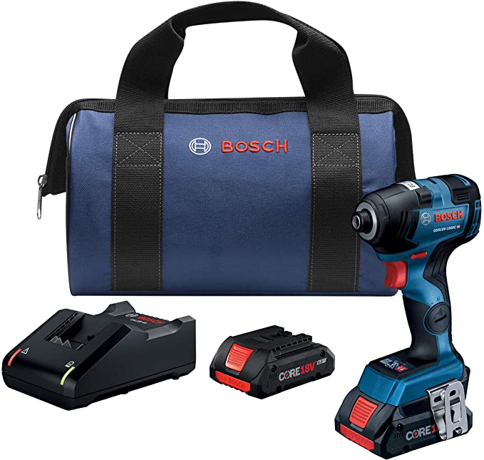 Buy BOSCH GDR18V-1800CB25 18V EC Brushless Connected-Ready 1/4 In. Hex Impact Driver Kit with (2) CORE18V 4.0 Ah Compact Batteries BOSCH GDR18V-1800CB25 18V EC Brushless Connected-Ready 1/4 In. Hex Impact Driver Kit with (2) CORE18V 4.0 Ah Compact Batteries 