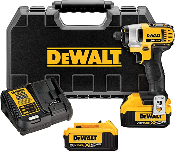 Buy DEWALT 20V MAX Impact Driver Kit with 4.0-Ah Battery and 1/4-Inch Shank (DCF885M2)  