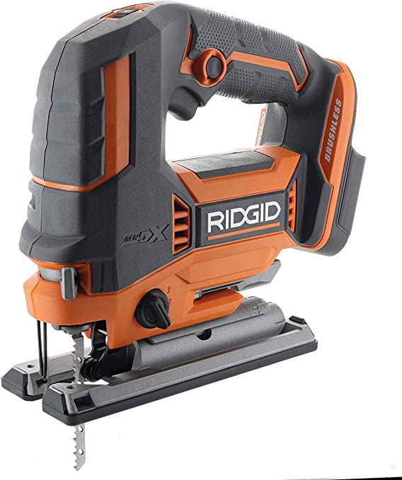 Buy Ridgid R8832B OCTANE 18V Lithium Ion Cordless Brushless Jig Saw with Dust Blower and Orbital Action (Power Tool Only) (Battery Not Included) 