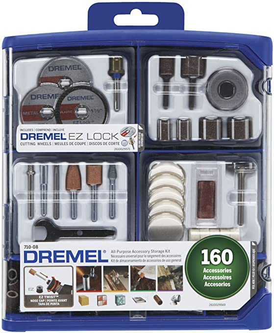 Buy Set of 160 Dremel Rotary Tool Accessories with EZ Lock Technology, 1/8