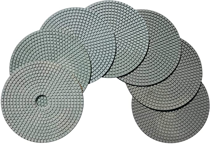 Buy Diamond Polishing Pads 7 Inch Set Stadea PPW266B For Marble Concrete Stones Terrazzo Granite Floor Polishing 