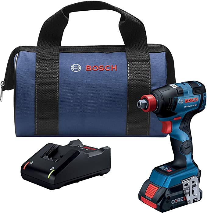 Buy BOSCH GDX18V-1800CB15 Freak 18V EC Brushless Connected-Ready 1/4 In. and 1/2 In. Two-In-One Bit/Socket Impact Driver Kit with (1) CORE18V 4.0 Ah Compact Battery BOSCH GDX18V-1800CB15 Freak 18V EC Brushless Connected-Ready 1/4 In. and 1/2 In. Two-In-One Bit/Socket Impact Driver Kit with (1) CORE18V 4.0 Ah Compact 