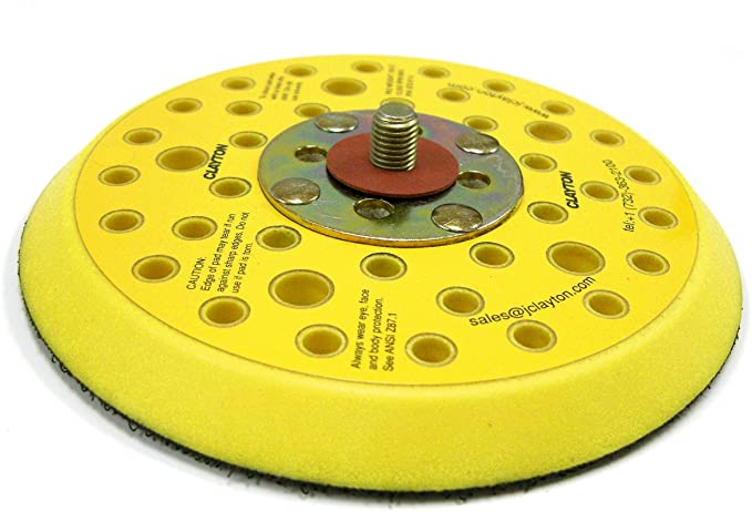 Buy Clayton 672-511J Random Orbital Vacuum Sanders 5-Inch Multi-Hole Backup Pad 